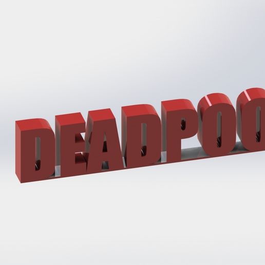 DEADPOOL - 3D model önizlemesi