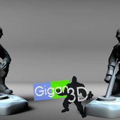 bm.jpg Archivo STL Soldado BUSCAMINAS・Objeto de impresión 3D para descargar