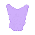 kuromi cutter 2.stl Kuromi cookie cutter