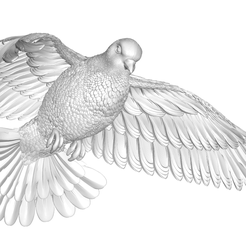 1.png 3D file dove・3D printable model to download