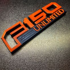 IMG_7198.jpg Custom 2015+ Ford F150 "UNLIMITED" Emblem