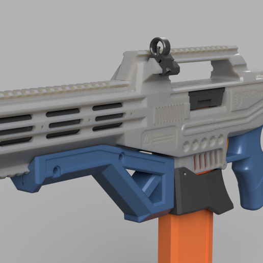 FCR-22 Taipan Assault Rifle FTW+Regular high performance foam blaster 3D model