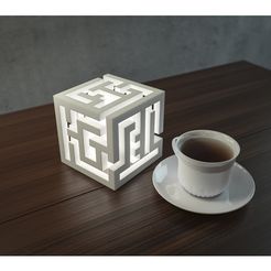 kubik-lampa-1.jpg Free STL file Cube lamp・Design to download and 3D print