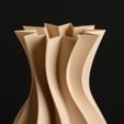 Star_spiral_decor_vase_by_slimprint_vase_mode_3D_model_2.jpg Star Decoration Vase, Vase Mode & Shelled