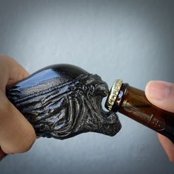 STL file Bottle opener for screw cap (aluminum capsule) 🍾・3D