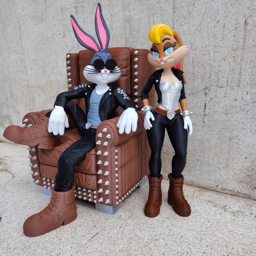 LAPIS MASTR BUNNYとBugs Bunny コラボ 🎨 Bugs bunny urban vibes Fan art (multiparts/3mf)・3D Print