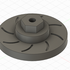 Bremse-Vorne-Oben.png STL file RC Cars 1:10 Brake Discs + Wheel Spacer Front / Front Break Disk + Spacer・3D printing idea to download