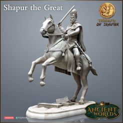 720X720-release-shapur-mounted-1.jpg Sasanian King on Horse - Triumph of Shapur