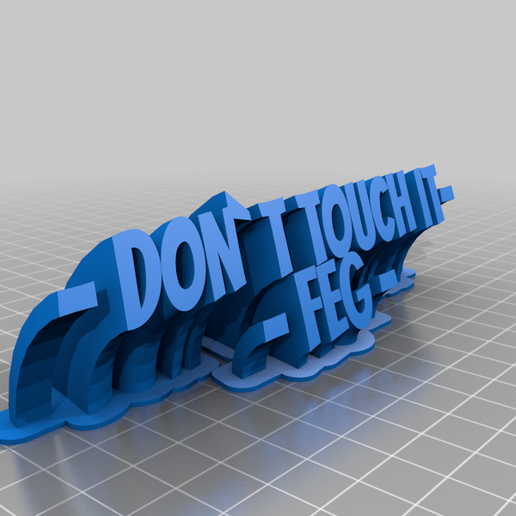 sweeping_name_plate_vzv_20200330-60-101h0el.png Dont Touch it - My Customized Sweeping 2-строчная табличка с именем (текст)