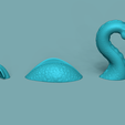 03.png Loch Ness Monster - Creative Decoration - STL Printable