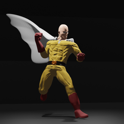 saitama1.png STL file Saitama・3D printing template to download