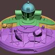 Updated.jpg Goku vs Gohan training at hyperbolic time chamber diorama 3D print model
