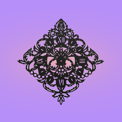 output-2023-07-09T175240188-render-4.png STL file Wall clock base, Christmas・3D printer design to download
