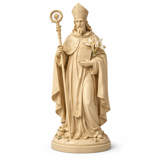 Saint Aquilinus of Fossombrone - Devotional Statue