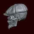6.jpg Crâne dans une casquette à huit lames