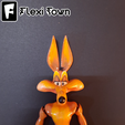 photo-2.png Flexi Wile E. Coyote, Articulated fidget figure, 3mf included