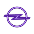 opel tigra logo front.STL Эмблема Opel - пользовательский 3D логотип (знак молнии) - масштабируемый V2