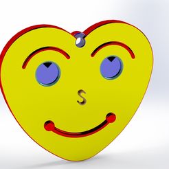 Smily ornament.jpg Free STL file Smiley ornament・3D print object to download