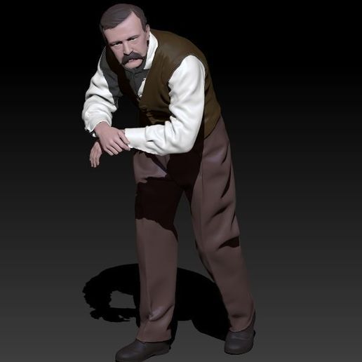01.jpg Homem a olhar para fora da varanda