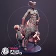 CENTAUR-8.jpg Fichier STL Créature centaure baisant une victime・Modèle à télécharger et à imprimer en 3D