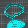 Brain.jpg Brain Cookie Cutter - Anatomy Medical Science Baking Tool - Healthcare Education Neurology Theme Cookies