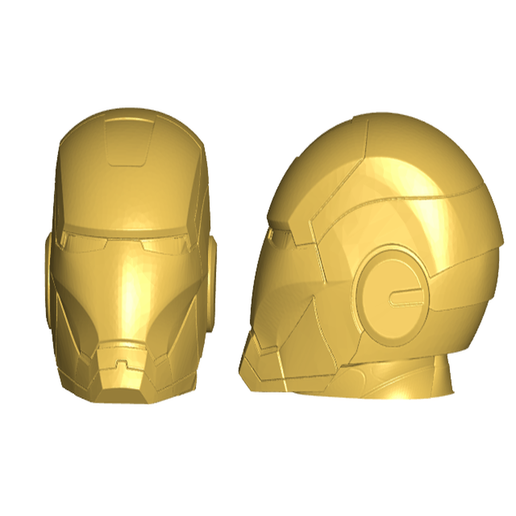 Ironman Refrigerator / Whiteboard Magnets - 3D model önizlemesi