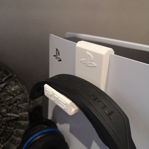 PS5 Headphone Support 3D model