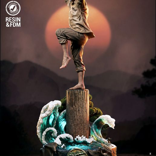 WICKED MOVIES MIYAGI SCULPTURE: TESTED AND READY FOR 3D PRINTING