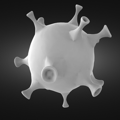 Virus-molecule-render.png STL file Virus molecule・3D printer model to download