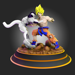 render_color2.png Goku ssj vs Freeza full power - Dragon Ball Z