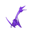 Cryodracon_call_whole.stl Cryodrakon rufen 1-35 Skala vor-unterstützte pterosaur