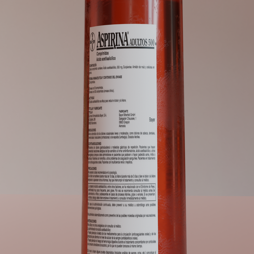 Pill bottle 3D model