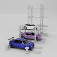 2.png Modular Car Lift for 1/64 Scale – Stackable & Customizable | STL STEP FBX | 3D Print Files (Digital Download)