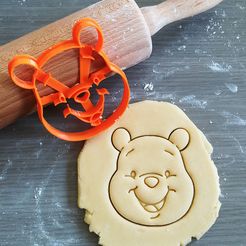Winnie de pooh_mockup.jpg Fichier STL Le coupeur de biscuits Winnie l'ourson・Plan imprimable en 3D à télécharger, Cookiecutterstock