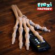 Flexi-Factory-Dan-Sopala-skeleton-hand_07.jpg 3D-Datei Flexi Print-in-Place Skelett Hand・3D-druckbare Vorlage zum herunterladen, FlexiFactory