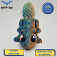 65.png ARTICULATED BEAVER MFP3D -NO SUPPORT - PRINT IN PLACE - SENSORY TOY-FIDGET
