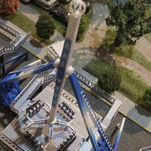 🤴 King Loop Technical rides 1/64 1/87 juego mecanico funfair ride・ 3D ...