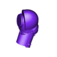 MKIII_arm_11-b.stl armadura de rebites posed arms truescale x11
