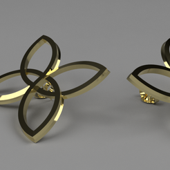 earing-1-01.png Archivo STL Pendiente 1・Objeto para impresora 3D para descargar