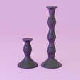 3.png Modern 3D Printable Candle Holder Design without supports 3D print model
