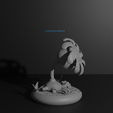 Lileep7.png Lileep and Cradily pokemon 3D print model