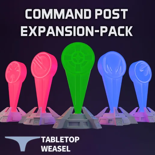 Command Post Expansion Pack STLs for Star Wars Legion