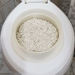 20190426_134613b.jpg Archivo STL Asiento entrenador para gato - Cat toilet training Kit・Diseño para descargar y imprimir en 3D