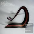 Curl_phone-stand_black_side.jpg CURL | Phone Stand