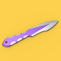 knife4.10.jpg Fichier STL Couteau à lancer・Modèle à télécharger et à imprimer en 3D