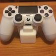 FullSizeRender_1_display_large.jpg Free STL file PlayStation 4 (PS4) Controller Stand・Template to download and 3D print