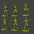 ce7b5f616f0c82ef7ed3542d26e9ac43_display_large.JPG Archivo STL gratis 28mm Zombie - Caminando con los muertos vivientes en miniatura - Ghoul・Objeto de impresión 3D para descargar