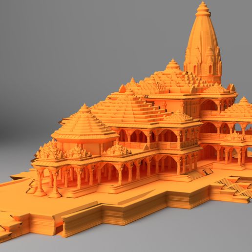 Full_combined_Ram_Temple_HQ_Base_250mm-v113.jpg Ayodhya Ram Temple - NO SUPPORTS REQUIRED!