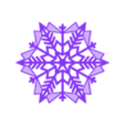 snowflake_set2_5.STL floco de neve