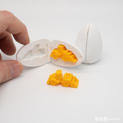 wheel_loader_v2_final_instagram.jpg STL-Datei Überraschungsei #3 V2 - Winziger Radlader kostenlos・3D-Drucker-Design zum herunterladen